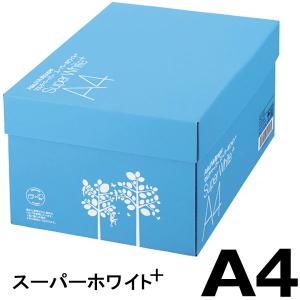コピー用紙　マルチペーパー　スーパーホワイト+　A4 1箱（5000枚：500枚入×10冊）　高白色　アスクル オリジナル｜LOHACO by ASKUL