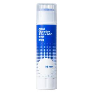 アスクル　スティックのり　約10g　色ナビ　1セット（40本：20本入×2箱）　色が消えるタイプ  オリジナル｜LOHACO by アスクル