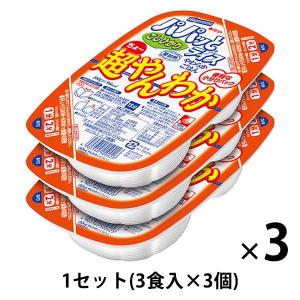 パパッとライス 超やんわかごはん こしひかり ＜小分けパック＞ 200g×3食 1セット（3個） はごろもフーズ パックご飯｜LOHACO by ASKUL