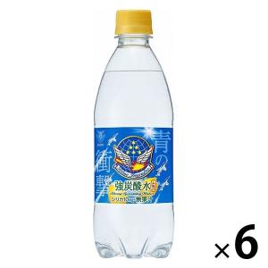 【アウトレット】チェリオ 強炭酸水レモン ブルーインパルス 青の衝撃　500ml  1セット（6本：1本×6）　ソーダ　天然水｜LOHACO by アスクル