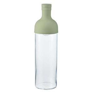 HARIO（ハリオ）冷水筒 フィルターインボトル 水出し 耐熱ガラス製 スモーキーグリーン 750ml 日本製 熱湯・食洗機対応 1個の商品画像