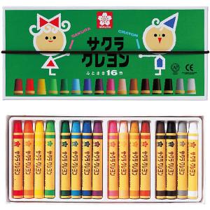 サクラクレパス クレヨン太巻 16色セット　1パック　LY16R