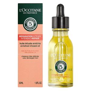 L’OCCITANE（ロクシタン） ファイブハーブス リペアリングインテンシヴオイル 50mL 洗い流さないヘアトリートメント 美容液 ヘアオイル