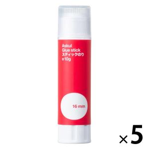 アスクル オリジナルスティックのり 約10g 5本  オリジナル｜LOHACO by アスクル