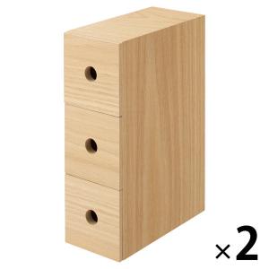 無印良品　木製小物収納　5つセット　3段・6段　小物ラック 無印良品「MDF小物収納1段・3段・6段」の収納アイデア。活用法をブログ 小物入れ
