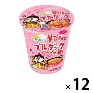 カルボナーラブルダック炒め麺CUP 12個 カップ麺 三養ジャパン｜LOHACO by アスクル