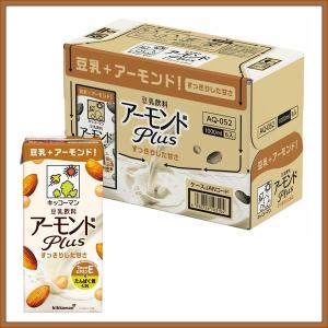 キッコーマン 豆乳飲料 アーモンドPlus 砂糖不使用 ( 1L*6本入