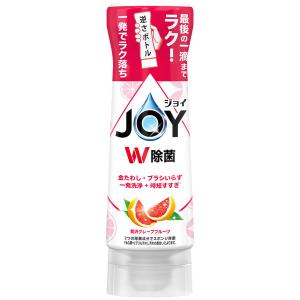 ジョイ W除菌 食器用洗剤 贅沢グレープフルーツ 逆さボトル 290mL 1個 P＆G