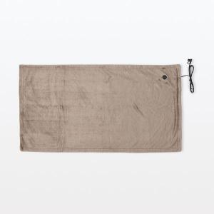 【SALE】 無印良品 洗えるUSBブランケット ライトブラウン MJ-UBL16LB 良品計画