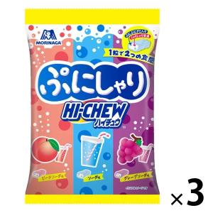 ぷにしゃりハイチュウアソート 3袋 森永製菓 ソフトキャンディ- ハイチュー