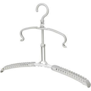 洗濯物干し パーカーハンガー グレー 幅60cm 1個 BEILU ツウィンモール