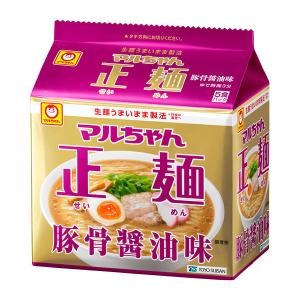 東洋水産 マルちゃん正麺 醤油味・旨塩味・味噌味 5食パック×18個 Amazon.co.jp: 《ケース》 東洋水産 マルちゃん正麺 醤油味 5食パック