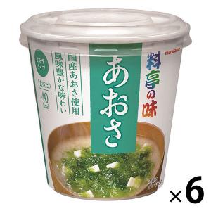 マルコメ（marukome） カップみそ汁 料亭の味 あおさ 36個 (6個入×6