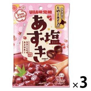 UHA味覚糖 塩あずき　3袋　あめ　飴　キャンディ