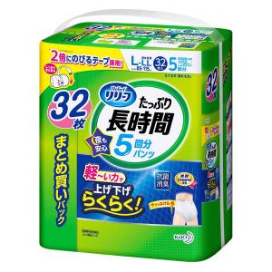 大人用紙おむつ リリーフ はつらつパンツ 長時間安心 L 1個（32枚入） 花王