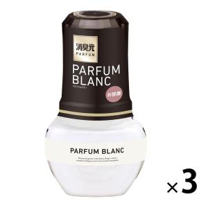 お部屋の消臭元 PARFUM BLANC（パルファムブラン） フローラルブーケ調の香り 部屋用 消臭剤 400ml 1セット(3個) 小林製薬