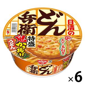 カップ麺 日清のどん兵衛 特盛かき揚げ天ぷらうどん 日清食品 6個｜LOHACO by ASKUL