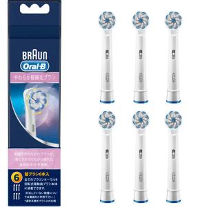 ブラウン BRAUN オーラルB 替えブラシ やわらか極細毛ブラシ 6本入 EB60-6-ELN 1個 P＆G 電動歯ブラシ 丸形