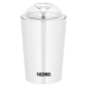 【アウトレット】サーモス（THERMOS） 保冷・保温　ストローカップ ホワイト JDJ-300 WH 1個 真空断熱　蓋付きタンブラー 　ECO