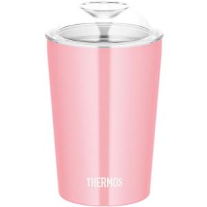 【アウトレット】サーモス（THERMOS） 保冷・保温　ストローカップ ライトピンク JDJ-300 LP 1個　真空断熱　蓋付きタンブラー 　