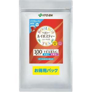 【水出し可】 伊藤園 お徳用 ヘルシールイボスティー ティーバッグ 1袋（100バッグ入）