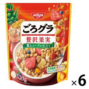 日清シスコ ごろグラ 贅沢果実 320g 6袋　シリアル グラノーラ