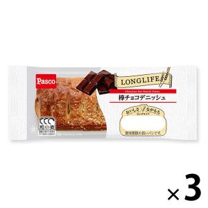 Pasco ロングライフパン 棒チョコデニッシュ 1セット（3個入） パスコ｜LOHACO by アスクル