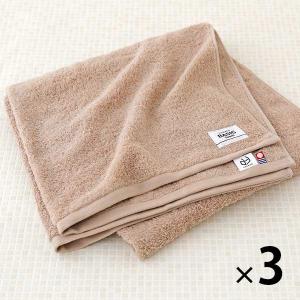 今治タオル バスタオル ロハコ限定 LOHACO Basic towel テラブラウン 約65×130cm 3枚 【送料無料】  オリジナル