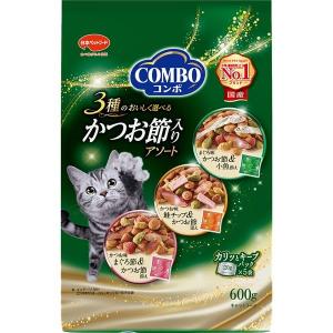 コンボ かつお節入りアソート 国産 600g（120g×5袋）1袋 キャットフード 猫 ドライ