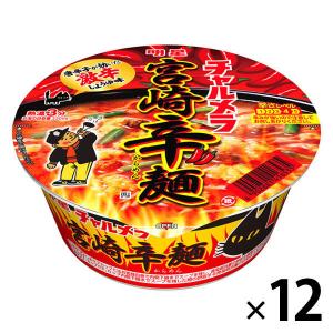 明星食品 チャルメラどんぶり 宮崎辛麺 12個の商品画像