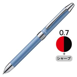 【セール】ぺんてる 多機能ボールペン　ビクーニャEX　0.7mm　スカイブルー軸　水色　2色+シャープ　BXW1575S 1本の商品画像