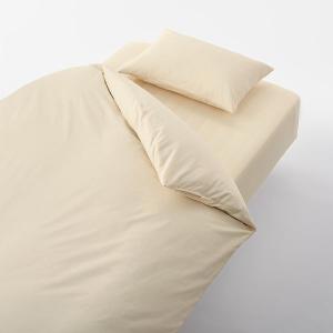 無印良品 綿平織ふとんカバーセット/生成 ベッド用 シングルサイズセット 良品計画