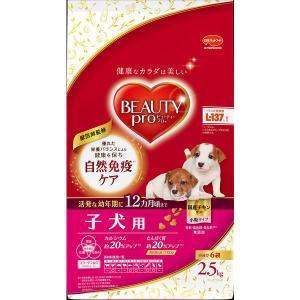 【ワゴンセール】ビューティープロドッグ 12ヵ月頃まで 子犬用 国産 2.5kg（小分け6袋）1袋 日本ペットフード ドッグフード ドライ 犬