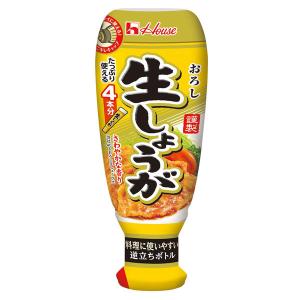 ハウス食品 おろし生しょうが 無着色 160g＜4本分＞ 1個　大容量　使いやすい逆立ちボトル｜LOHACO by アスクル