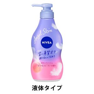 ニベア エンジェルボディウォッシュ ピーチ＆フルーティー ポンプ 480ml ボディーソープ 花王【液体タイプ】