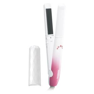 パナソニック ミニコテ カ-ル・ストレ-ト2wayヘアアイロン 海外対応 キャップ・耐熱ポ-チ付 EH-HV16-P