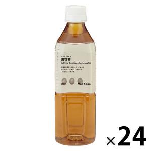 【まとめ買いセット】無印良品 ノンカフェイン 黒豆茶 500ml 1箱（24本入） 良品計画