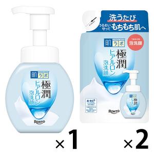 【新品未開封】肌ラボ極潤ヒアルロン泡洗顔本体+詰替2個×8個セット　まとめ売り LOHACO - 肌ラボ 極潤 ヒアルロン泡洗顔 本体＋詰替お得セット(肌ラボ