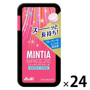 MINTIA アサヒ ミンティアブリーズ シャイニーピンク 96個セット