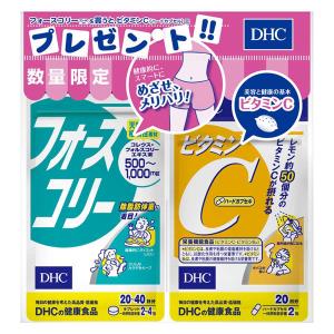 【数量限定】DHC フォースコリー20〜40日分/80粒×1袋(ビタミンC20日分×1) ビタミンB  サプリメント おまけ付