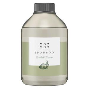 and and（アンド アンド） 静かに ハーバルグリーンの香り シャンプー 詰め替え 480ml 花王