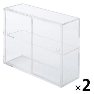 無印良品 アクリルメガネ・小物ケース 約幅6.7×奥行17.5×高さ25cm