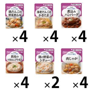 使用不可キユーピー やさしい献立 容易にかめる 6種アソート 47586 1セット（11袋入×2箱）