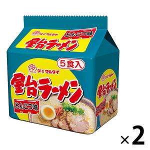 マルタイ ラーメン インスタント 袋 屋台ラーメンとんこつ味 5食入 6個
