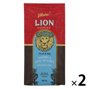 【コーヒー粉】ライオンコーヒー　バニラマカダミア　1袋（140g）　1セット（140g×2袋）