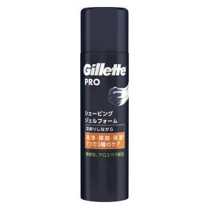 ジレット（Gillette）PRO シェービングジェルフォーム 3種の肌ケア 洗浄・保護・保湿 195g 1個 P＆G｜LOHACO by ASKUL