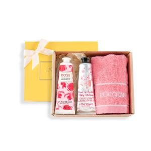 L’OCCITANE(ロクシタン)フローラルハンドデュオ ギフトセット(チェリーブロッサム+ローズ)ハンドクリーム ギフト 誕生日 女性 人気