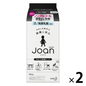 クイックルジョアン 除菌ウェットシート 詰め替え 1セット（70枚入×2個） 花王