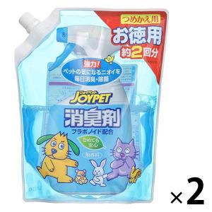 液体消臭剤 ジョイペット ペット用 ジャンボパック お徳用 詰め替え 650ml 2個｜LOHACO by ASKUL