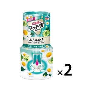 お部屋のスッキーリ 置き型 カモミールスカイの香り 400ml 2個 玄関 消臭剤 芳香剤 アース製薬｜LOHACO by ASKUL